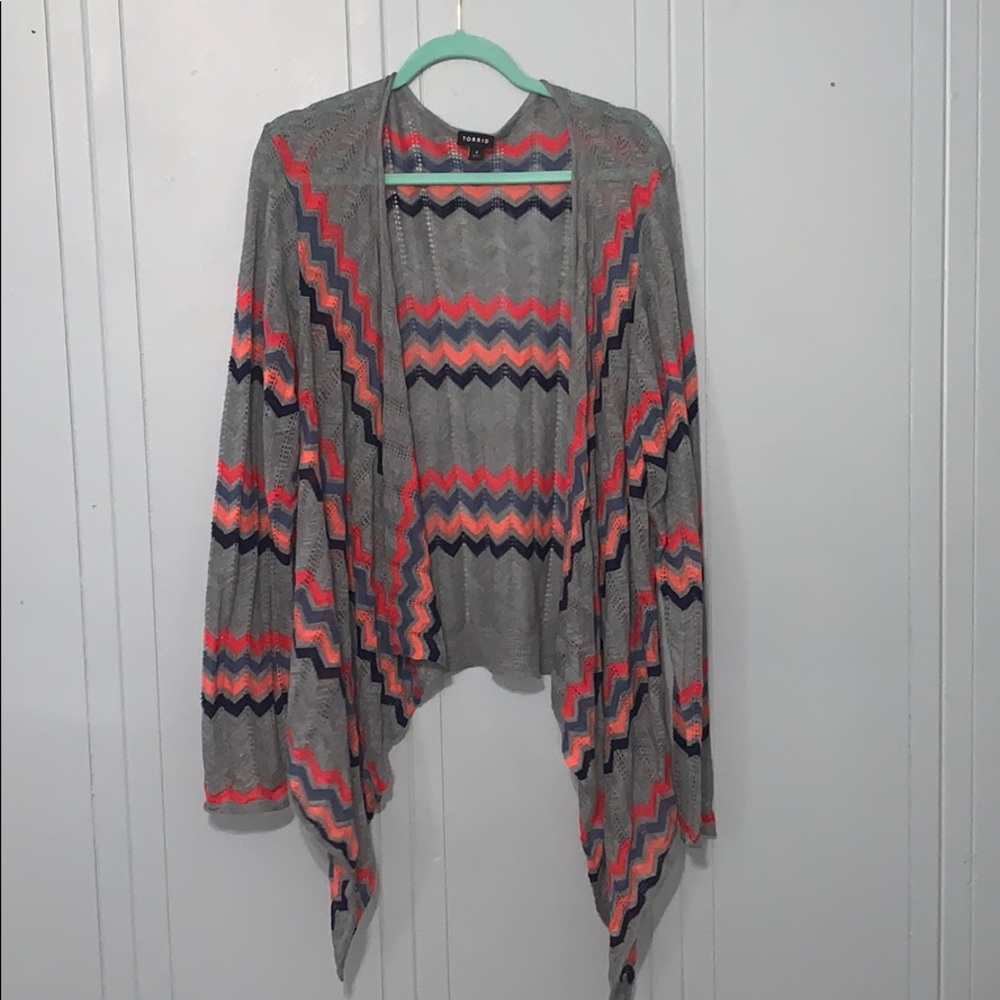 Torrid chevron cardigan